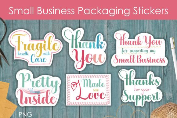 Download Business Packaging Thank You Stickers - Sticker Collection
